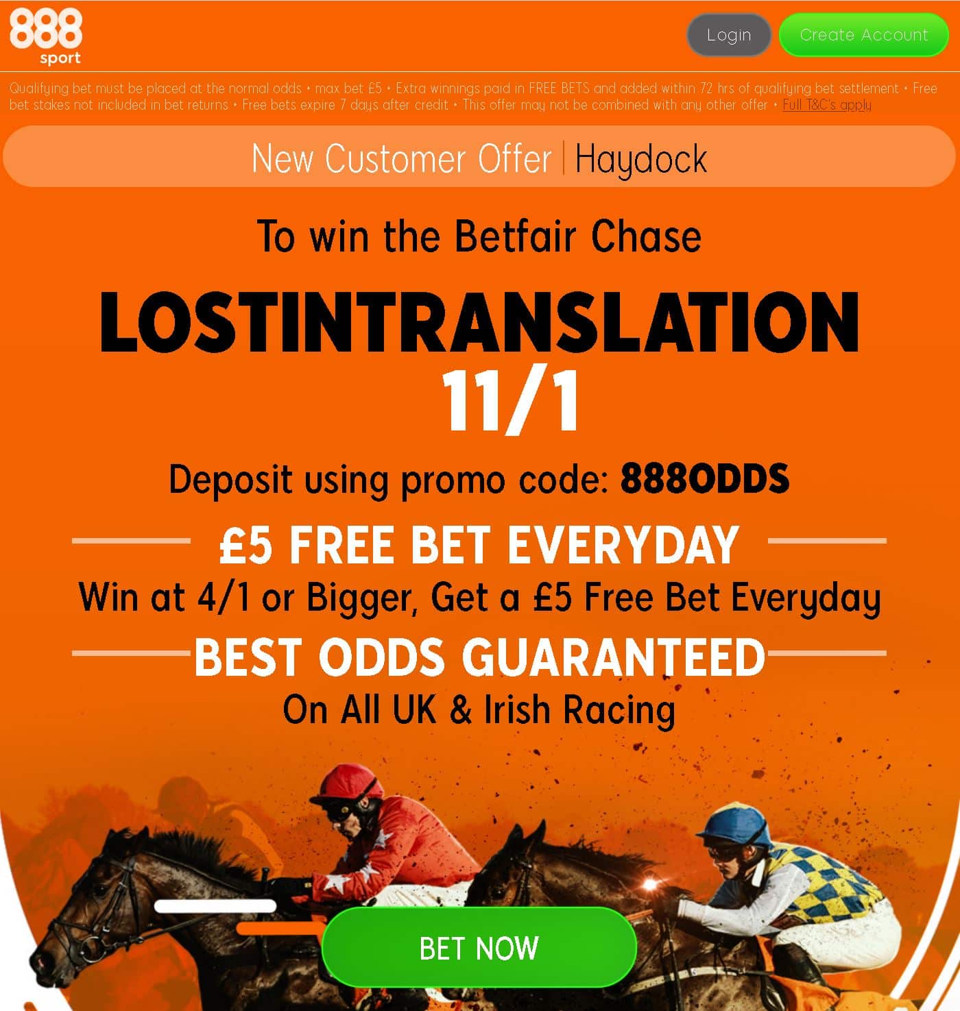 Horse Racing price boost