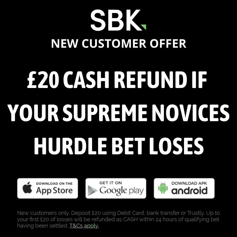 Cash refund Supreme Novices Hurdle