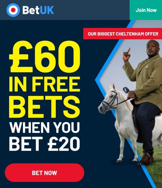 BetUK Cheltenham offer
