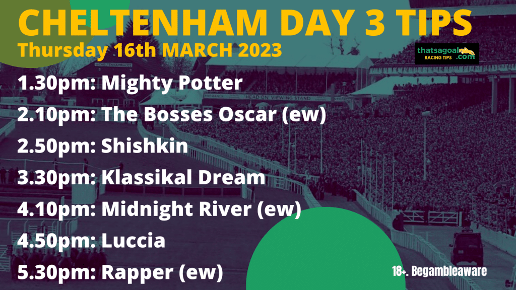 Cheltenham Thursday tips