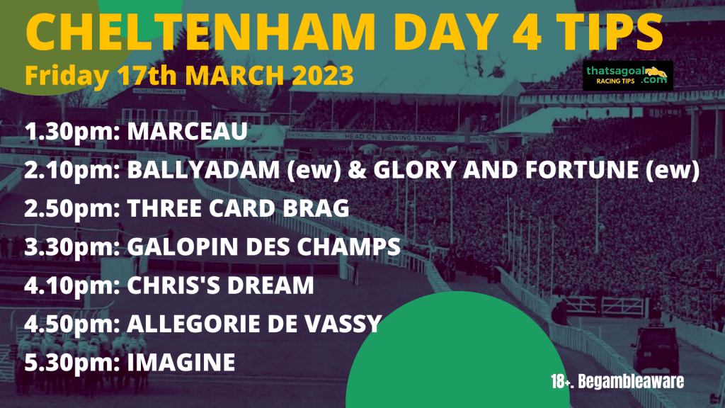 Cheltenham Day 4 tips