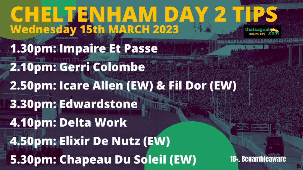 Cheltenham Day 2 tips