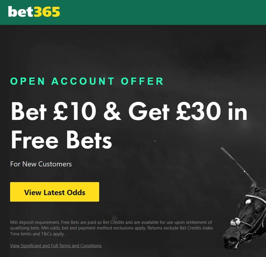 bet365 Cheltenham sign-up offer